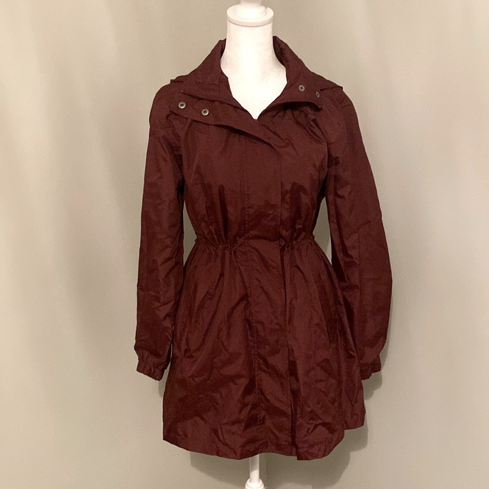 NWOT A New Day burgundy trench coat